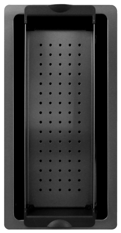 Pure.Sink Exclusivo Gun metal kleine spoelbak 18x40 cm 10mm radius onderbouw, vlakbouw en opbouw PEX1840-61