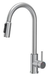 Quadri Viora Keukenmengkraan RVS 3-weg met een extra aansluiting voor gefilterd water 1208971404