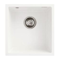 Graniteland Miniva Granieten Spoelbak Wit onderbouw 385x410 mm 1208971452