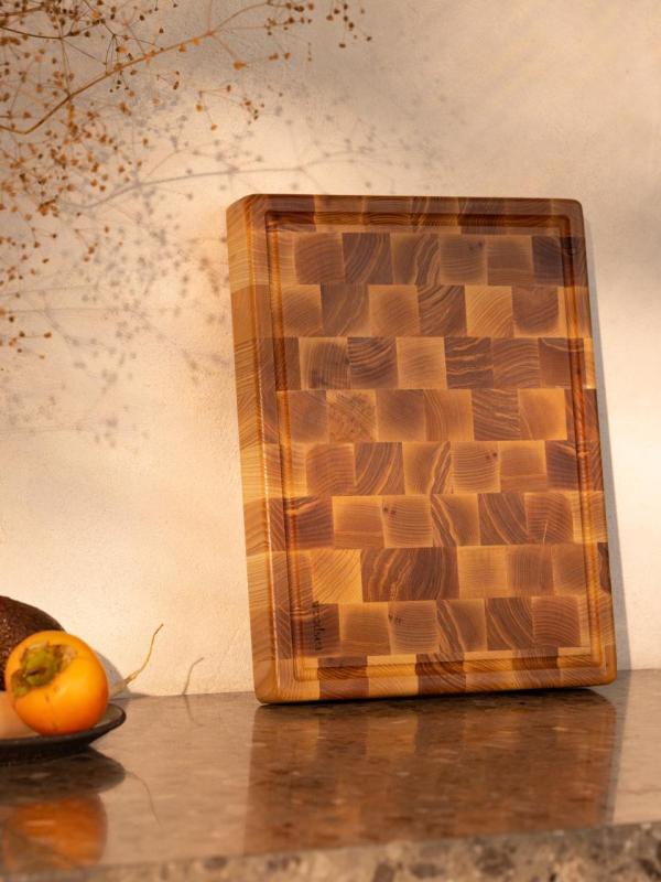 Woodsea Woodstone Ash M -  Essen Houten Snijplank 30x40cm 1208971527