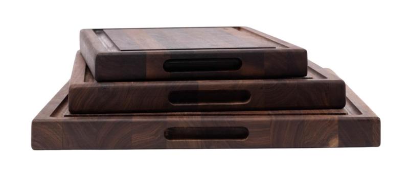 Woodsea Butcher Groove L - Walnoot Houten Snijplank met sapgeul 60x45 cm 1208971536