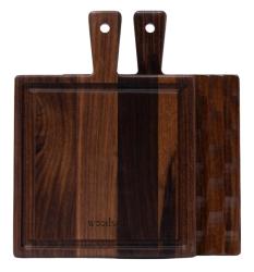 Woodsea Dunes Walnut M  - Walnoothouten Dunes Snijplank 34x26 cm 1208971548