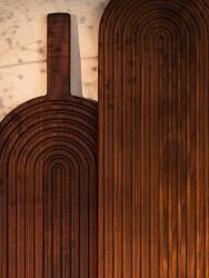 Woodsea Rainbow Ash L - Essenhouten Rainbow snij- en serveerplank 63x15 cm 1208971564