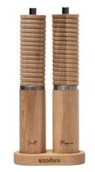 Woodsea Spice - Eiken houten zoutmolen Ø5x28 cm 1208971595