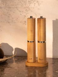 Woodsea Spice - Eiken houten zoutmolen Ø5x28 cm 1208971595