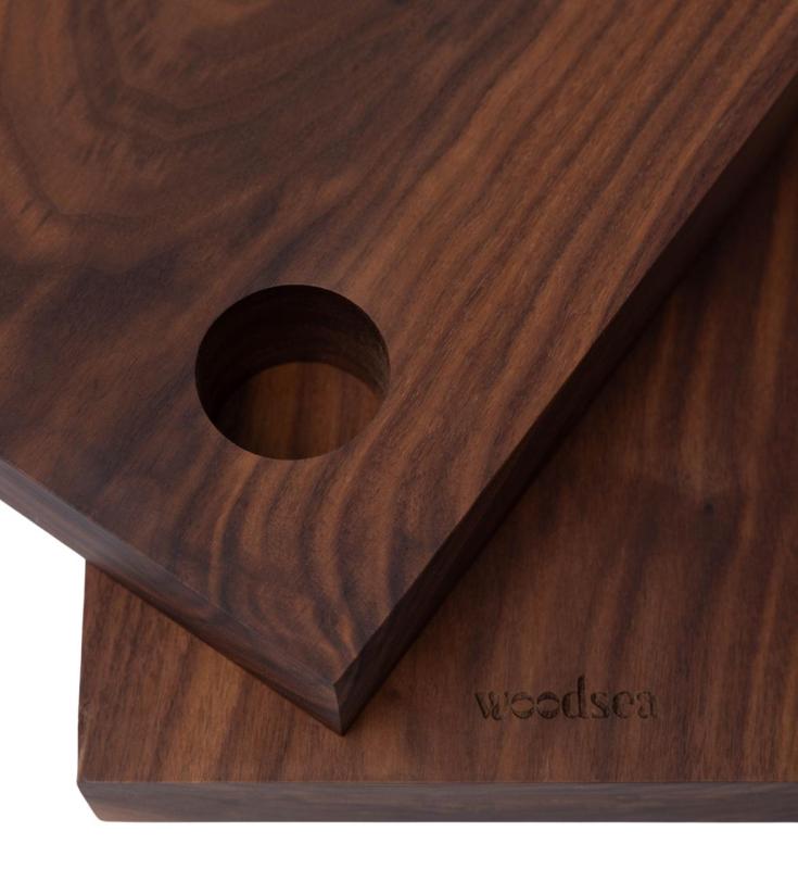 Woodsea Block Walnut M - Walnoothouten hakblok 33x22 cm 1208971606