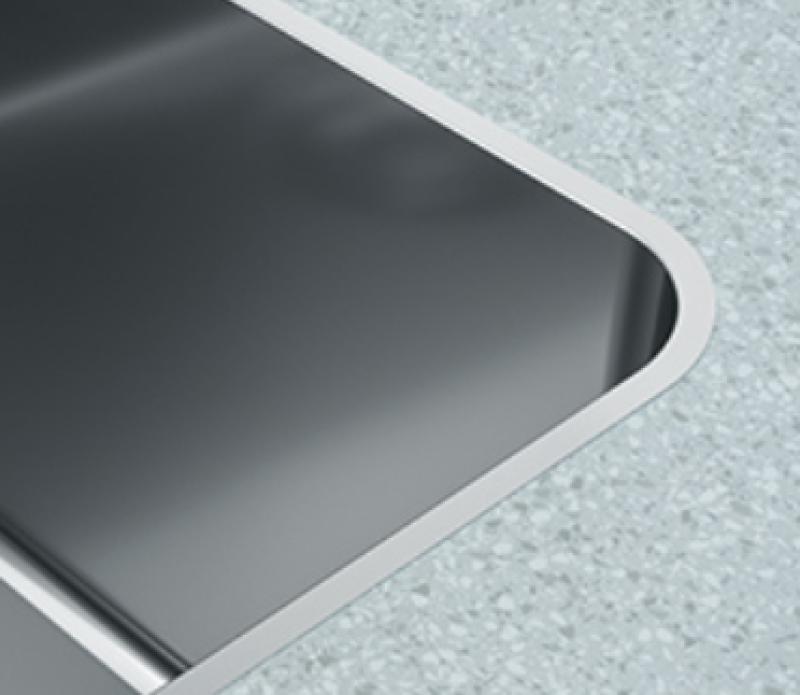 OUTLET Bekrast Franke Mythos MYX 210.70 rvs spoelbak 70x40cm vlakinbouw 	1208971949