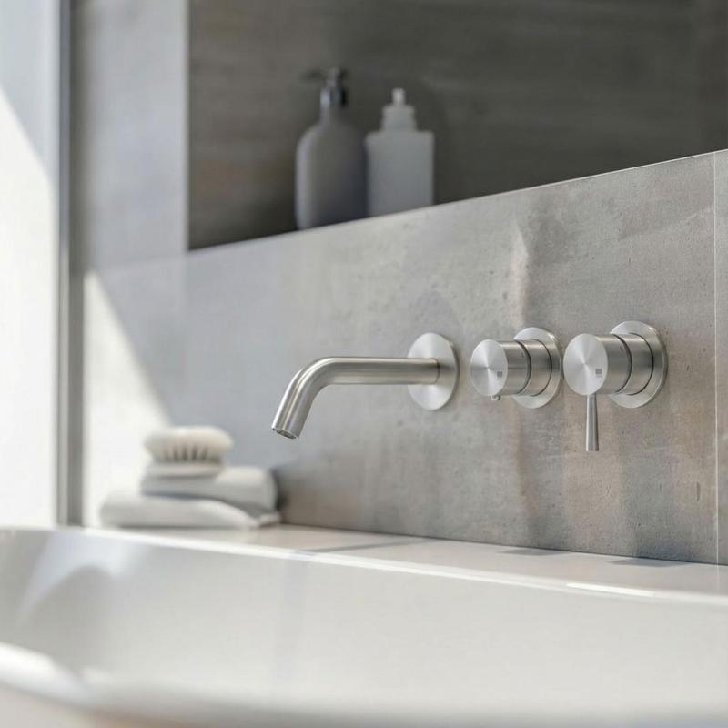 MURO TUA inbouw douchethermostaat kraan met 1 uitgang chroom M1.B31T.R.CR