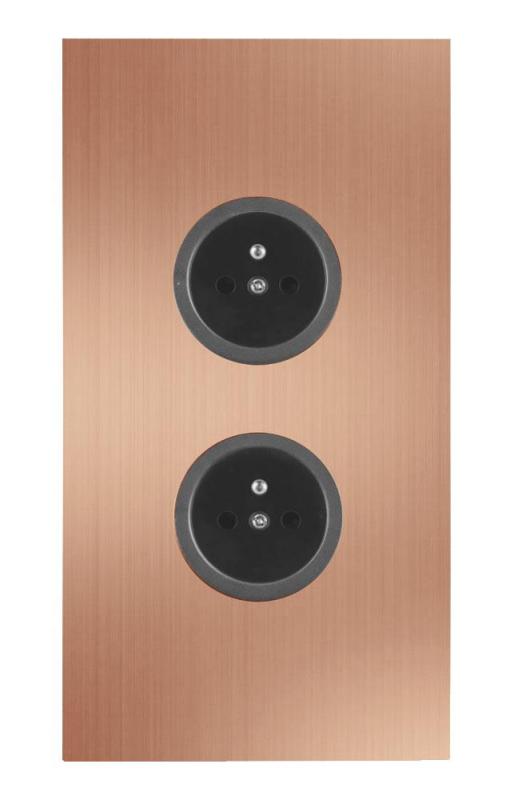 Indux Corner Еnergiezuil met 2 Stopcontacten Penaarde Koper 1208972280