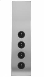 Indux Corner Еnergiezuil met 4 stopcontacten Penaarde RVS 1208972308