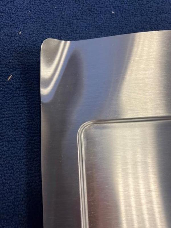 OUTLET Beschadigd!  Ausmann Oder Blue 1,5 rvs spoelbak 100x51cm vlakbouw en opbouw met afdruipgedeelte 1208972449