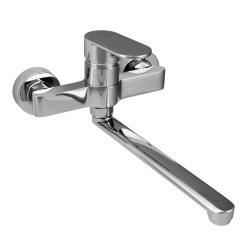 Aquanello Casa Eenhendel Keuken Muurkraan Chroom met uitloop 25 cm CR-1425-CS