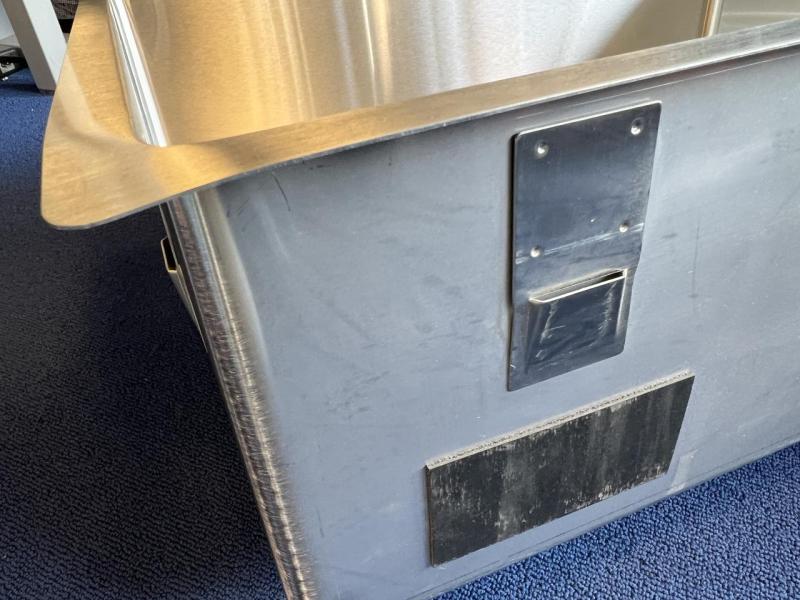 OUTLET schade bak Pure.Sink Exclusivo RVS spoelbak 55x40 cm 10mm radius onderbouw 1208972602