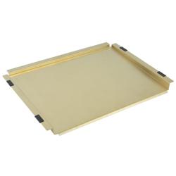 Pure.Sink Exclusivo gouden mobiele afdruipschaal afdruipplaat 440x335mm voor spoelbak PEXTRAY-60