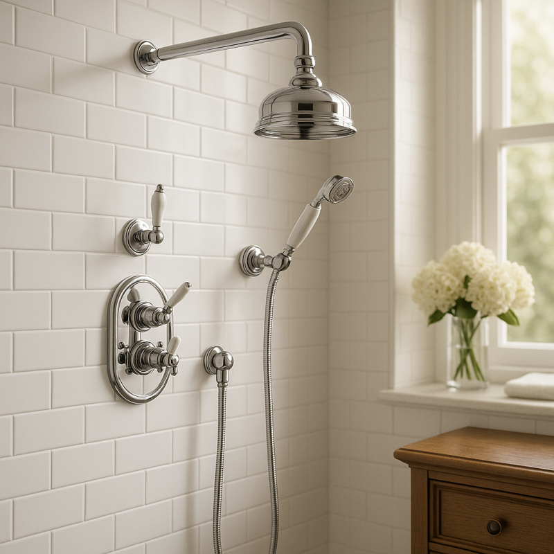 Huber Croisette Inbouw Thermostatische Doucheset Chroom 	913.CS01H.CR