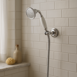 Huber Victorian handdouche met ophanghaak chroom 63.03H.CR